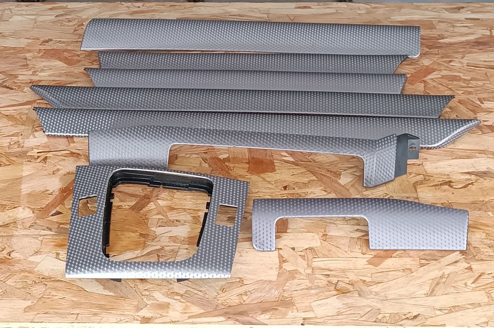 Frisos Interiores Silver Carbon Pack M original para os bmw E46