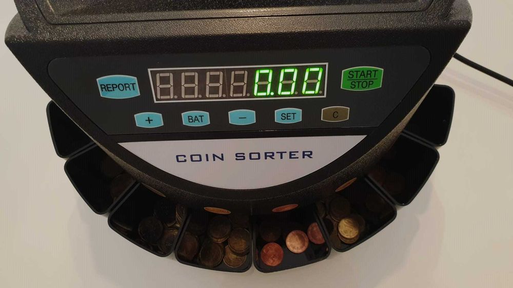 Máquina contar e separar moedas (NOVA com garantia)