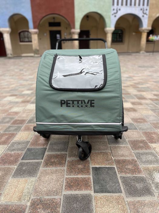 Wózek dla psa i przyczepka rowerowa dla psa do 40 kg lub kota norma UE