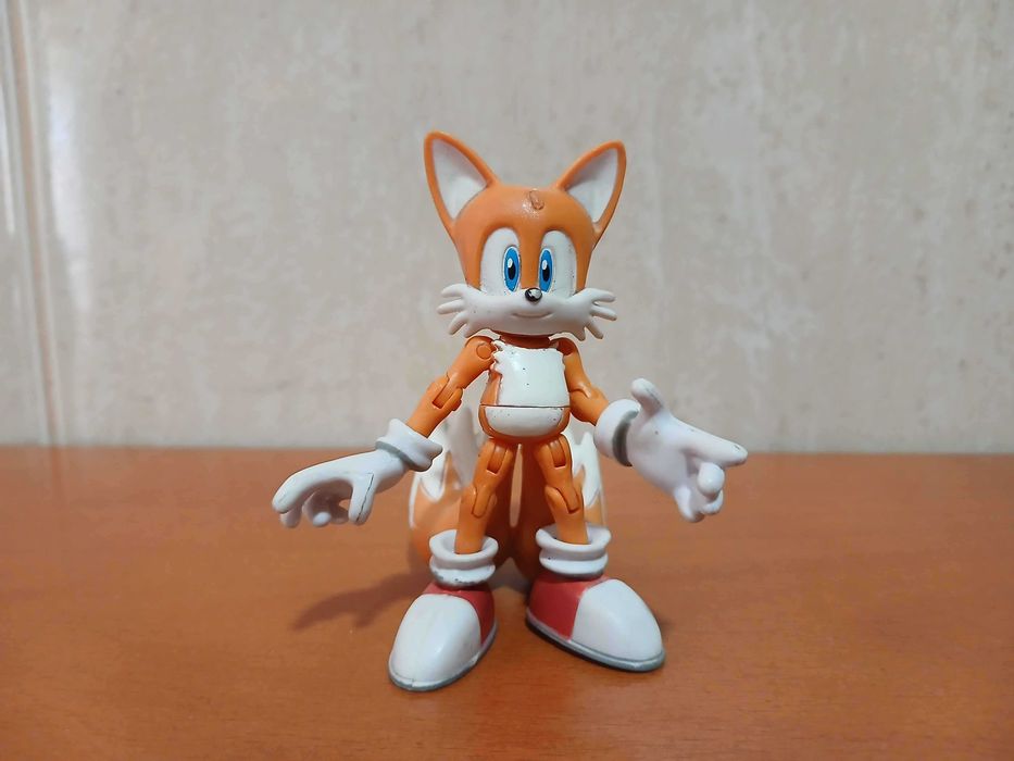 Sonic the Hedgehog Jazwares Figura de ação Miles Tails Prower Rara 2009