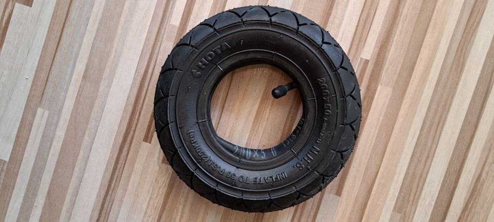 Opona do hulajnogi Hota 200x50 TT + dętka + wentyl