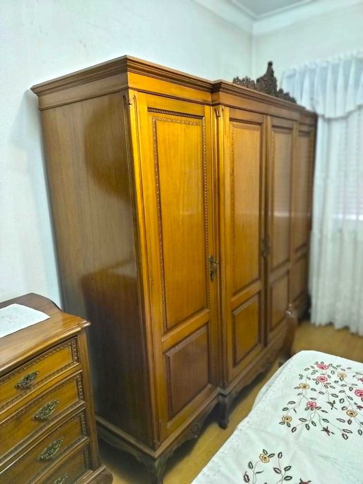 Quarto Luís XVI com Talha Completo -  Estado Excelente