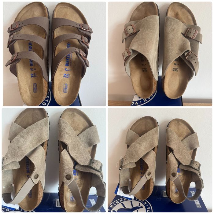 Жіночі Шкіряні шльопанці Birkenstock