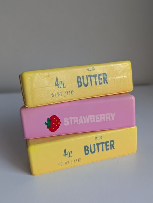 Сквіш Масло Butter Squishy  антистрес  13 см Шоколад Сквіш сир