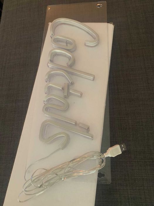 Luz Neon cor Rosa - "Cocktail" - Ligação por USB