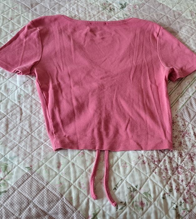 Top Zara M rosa novo