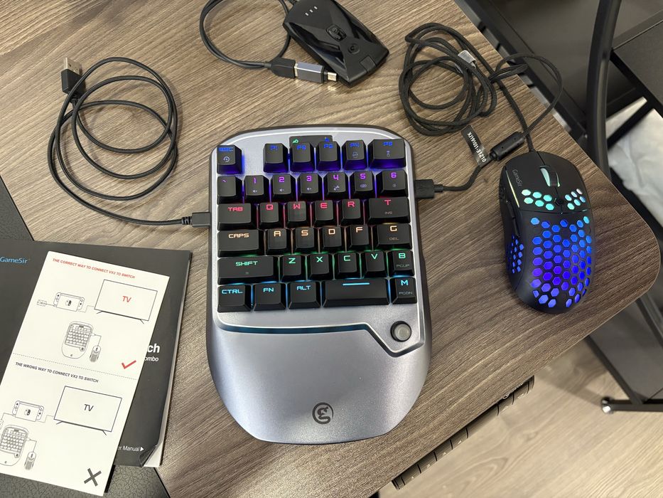 Teclado + Rato - Gamesir VX2 (PC/PS4/XBox/Switch)