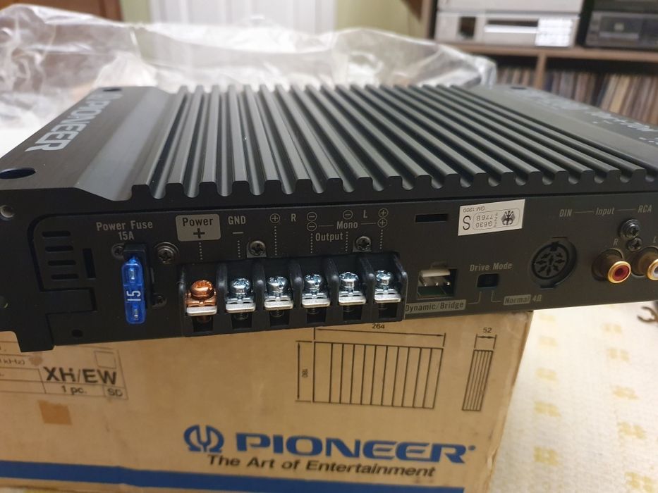 Автомобільний аудіопідсилювач NOS.  PIONEER GM1200.          MADE IN U