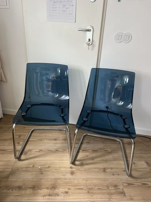 Cadeira Ikea Tobias. Azul