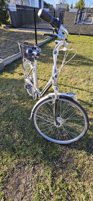 Rower Gazelle - kolor srebrny