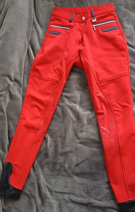 Бриджі для верхової їзди з липкою силіконовою леєю!