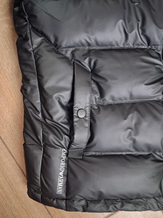 Пуховик EA7 Emporio Armani мужской чёрный