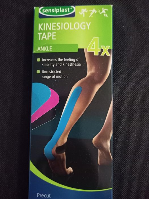 Taśmy kinezjologiczne staw skokowy Sensiplast