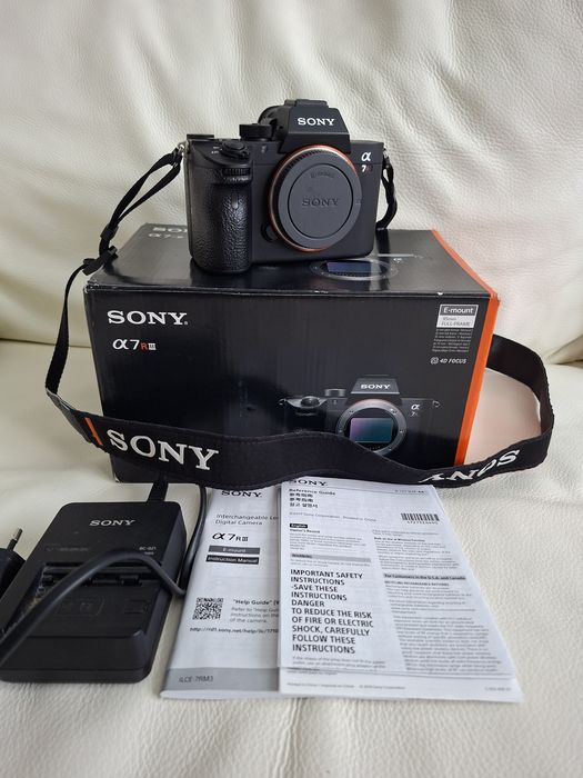 Sony A7R III 3 Przebieg 12tys. Pudełko