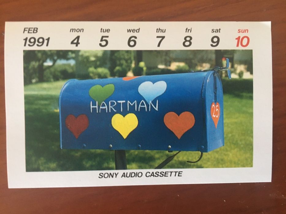 Coleção completa 53 Calendários Sony em cassete ano 1981