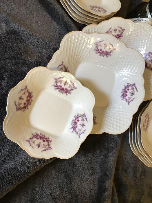 Набор сервиз тарелки десертные винтаж. НОВЫЕ