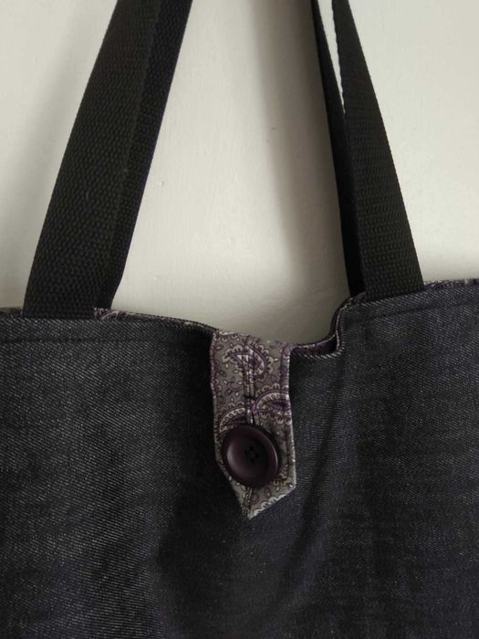 Dżinsowa torba typu shopper