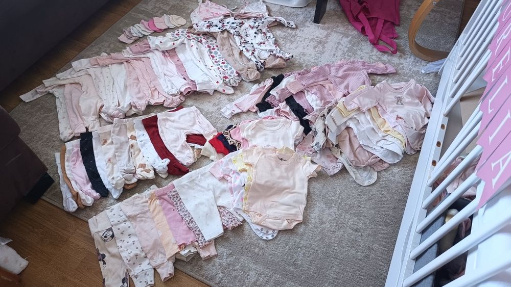 Paka ubrań wyprawka dla noworodka 56