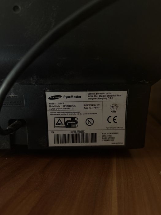 Monitor samsung RETRO  Samsung SyncMaster 793DF S