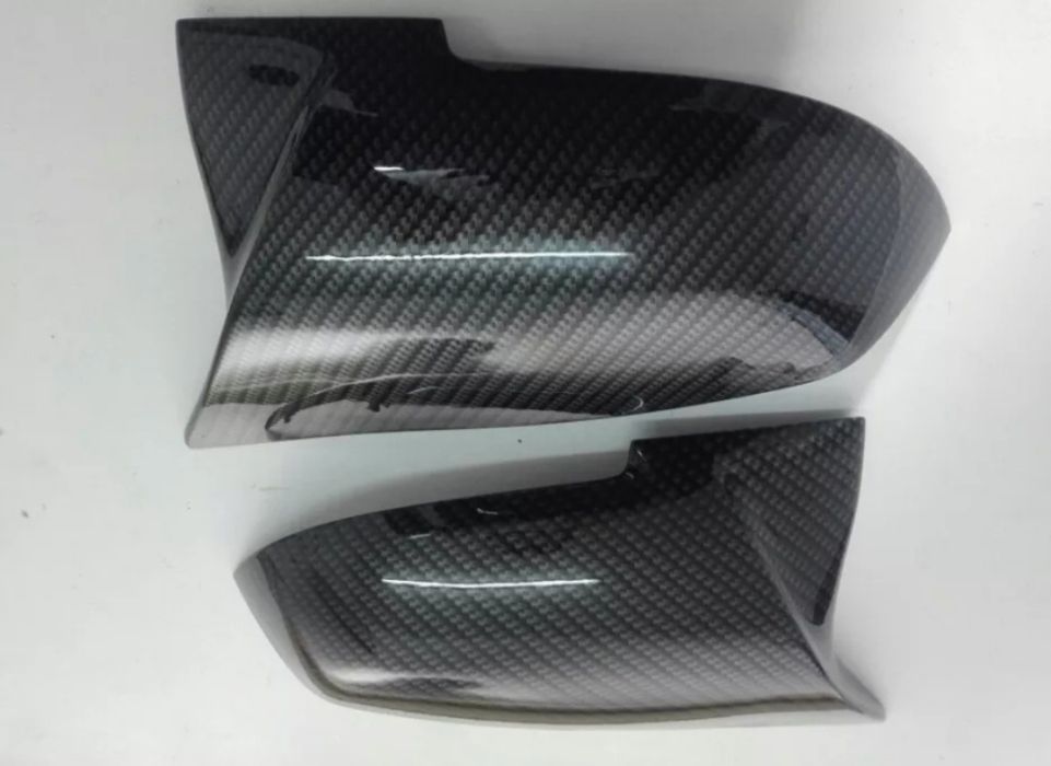 CAPAS DE ESPELHOS BMW SÉRIE F LOOK M2 M3 M4 MPERFORMANCE PRETO/CARBONO