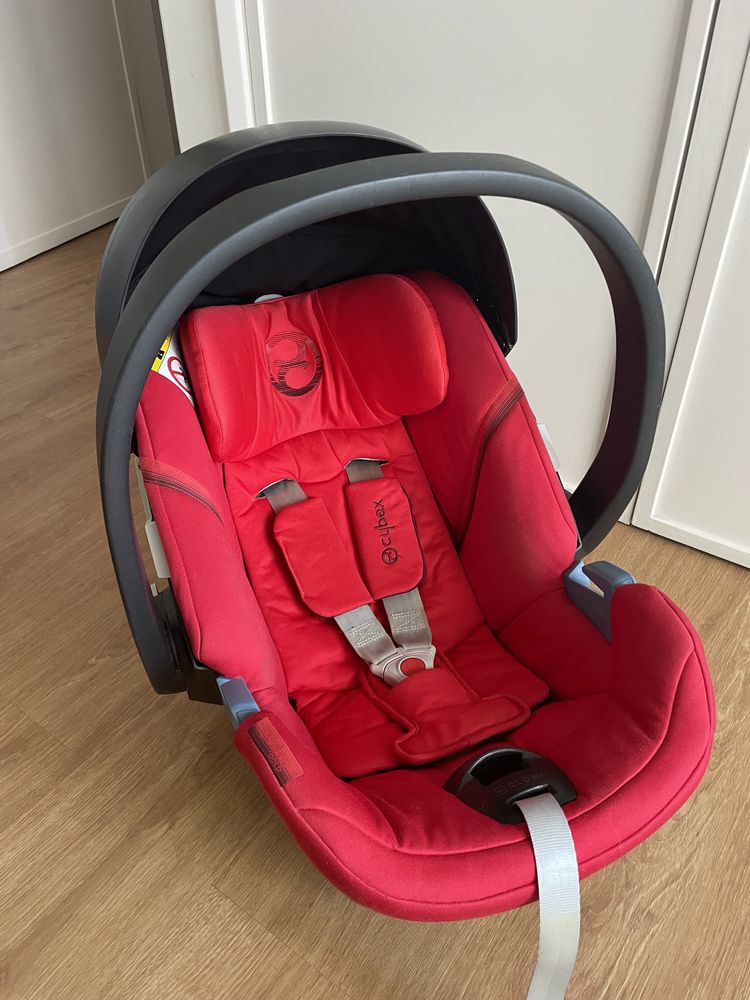 Cybex aton 5 rebel red hot sale