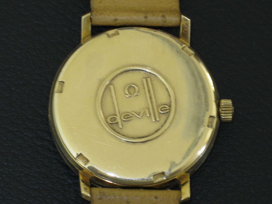 OMEGA DE VILLE  Automatico Ouro Maciço 18K. Vintage