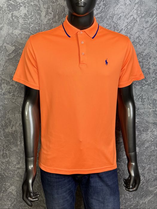 Polo Ralph Lauren поло футболка M размер спортивная оранжевая