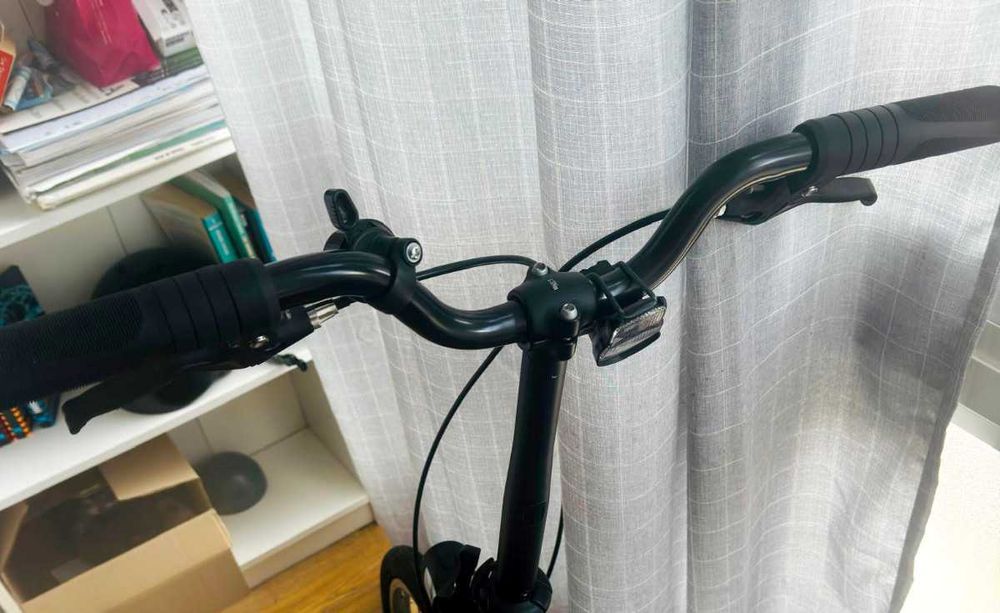 Bicicleta dobrável B'Twin Fold 100, 20 polegadas, de 2020, preta