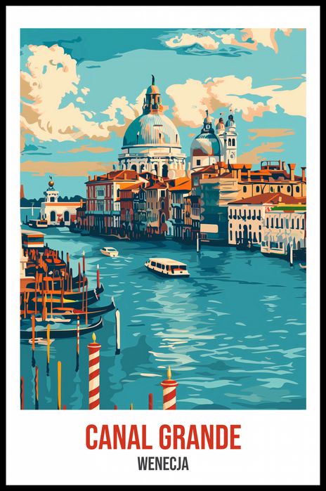 Plakat 56,6x86,4cm Canal Grande