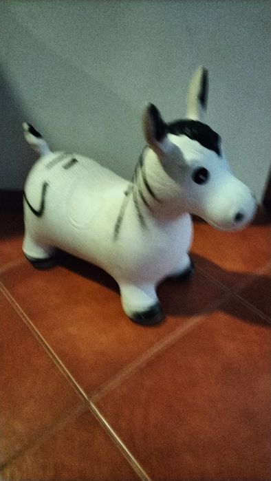 Zebra Saltitona Insuflável para Bebé