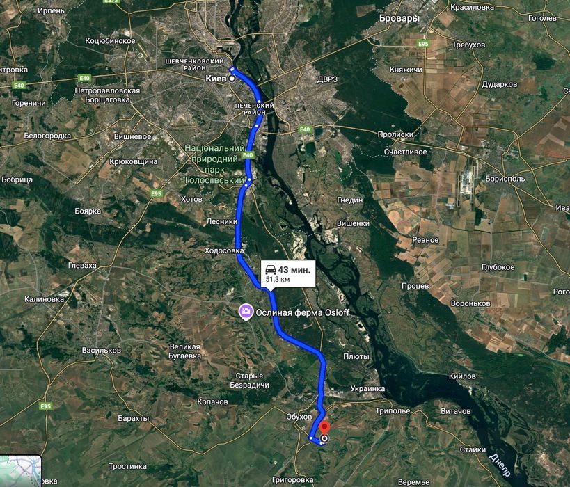 Продаж 9,9 га під СЕС до 9 МВт, Обухівський район, цільове 14.01