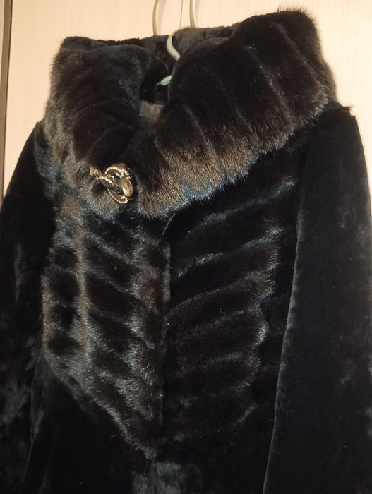Шуба мутон норка