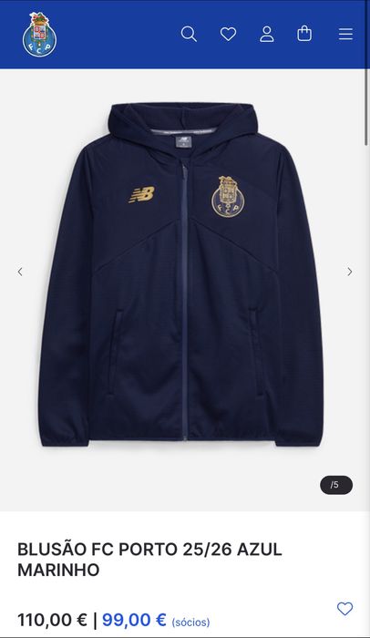 Casaco FC Porto 25/26 tamanho L