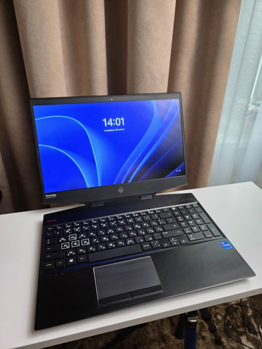 Ігровий ноутбук НР OMEN 15 1 17-9750H RTX 2060 6GB I 16GB RAM I SSD 512GB I 15.6" IPS 144Hz 1 Дуже гарний стан