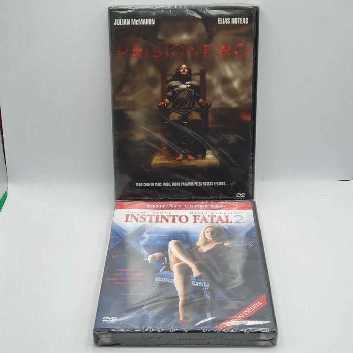 Lote 2/4 - Pack de 18 Filmes Novos e Selados em DVD - Ref.VI