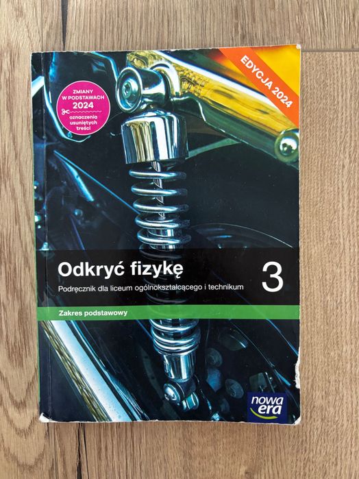 Podręcznik od fizyki do klasy 3 dla liceum i technikum edycja2024