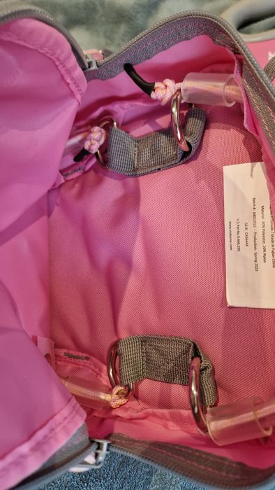 Uprząż smycz plecak MDX one pink nowy  snowboard narty
