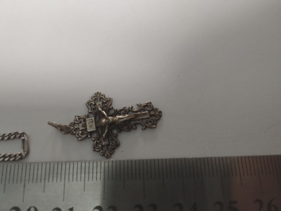 Срібний ланцюжок+ хрест 5,8 грам