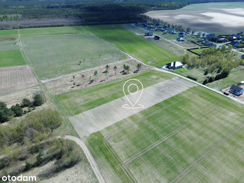 Regularna działka 988 m² wśród nowych domów