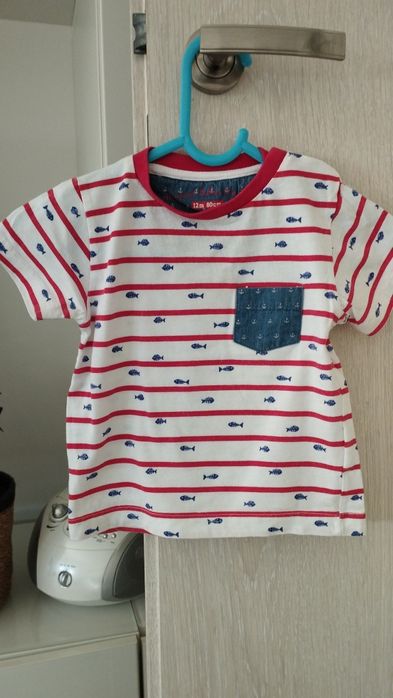 Zestaw T-shirtów koszulek dla chłopca Mayoral Next H&M r. 80-86 (8szt)