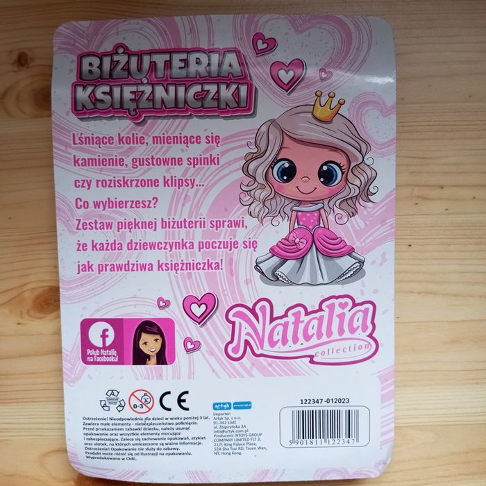 Biżuteria księżniczki Natalia collection artyk