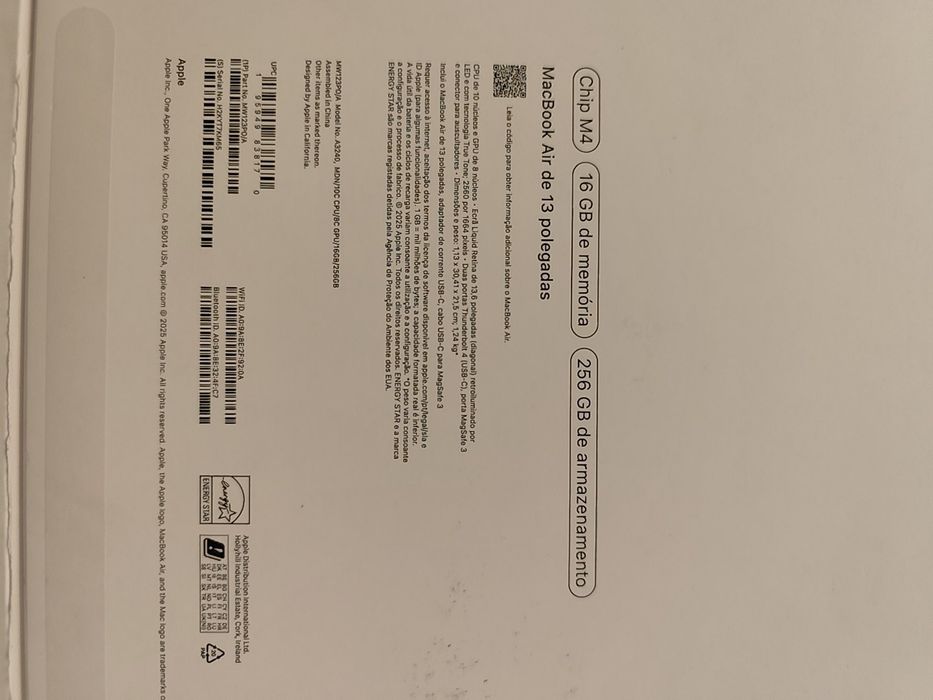 Apple MacBook Air M4 13,6"