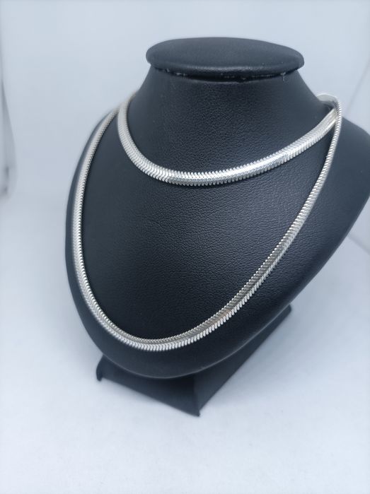 Srebrny łańcuszek srebro 925 długość 50 cm
