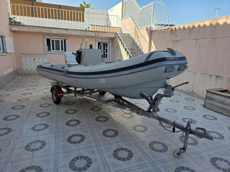 Barco Semi Rígido 4.40 Hypalon Honda 50Cv 4tempos