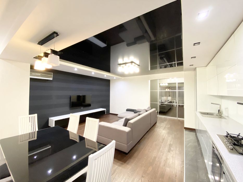 Люкс в центре, вид на Днепр