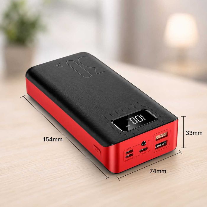 Повербанк PowerWay 30000 mAh з швидкою зарядкою 22,5W