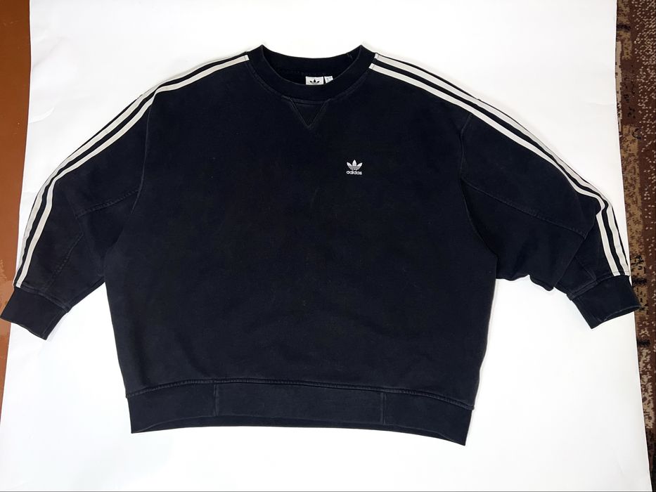 Кофта свитшот Adidas оригінал темно сірий