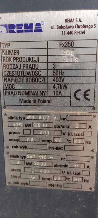 Pila formatowa Rema FX 350 nie  Felder Format 4