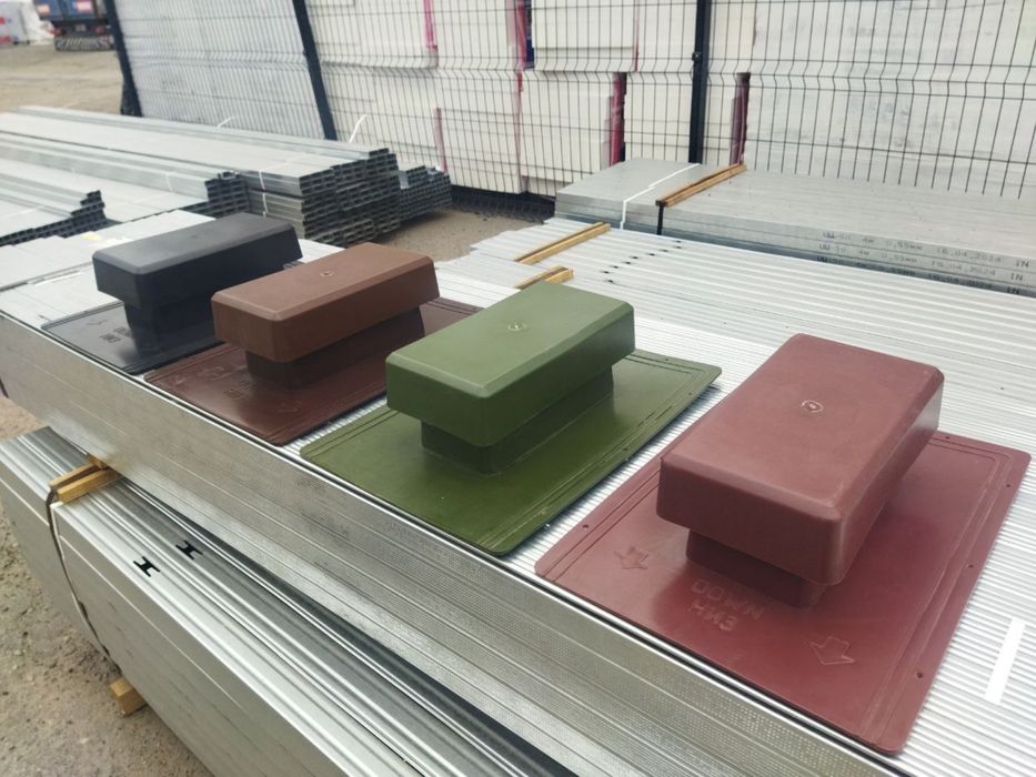 РАСПРОДАЖА Аэратор для битумной черепицы зелен/корич/красный/черный