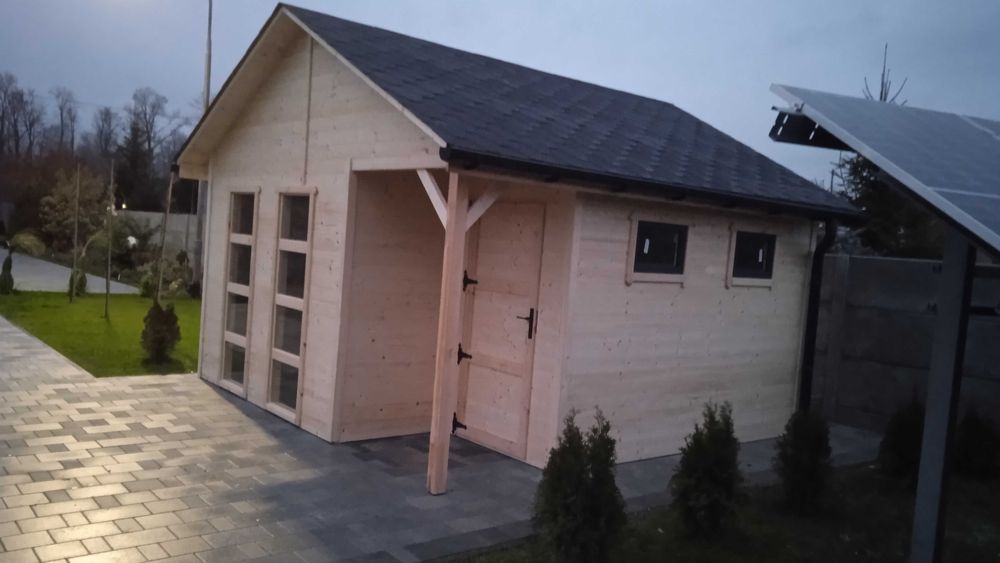 Domek Kordian drewniany na działkę, narzędziowy, domek letniskowy